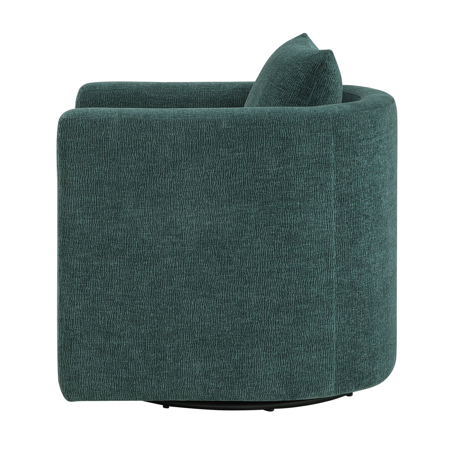 Sutton Peacock Swivel Barrel Chair