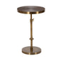 Engles Adjustable Embossed Metal Table and Plant Stand