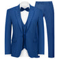 WYWK Men's Classic Three-piece Formal Suit