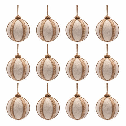 Plastic Ball Ornament Set of 4