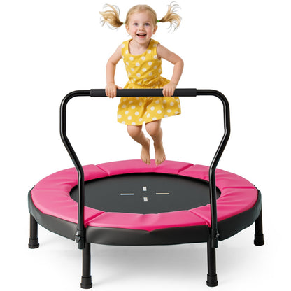 40 Inch Trampoline for Kids Indoor Outdoor Fitness Trampoline