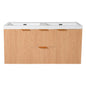 Modern Wall Mounted Bathroom Vanity, Soft Close Doors