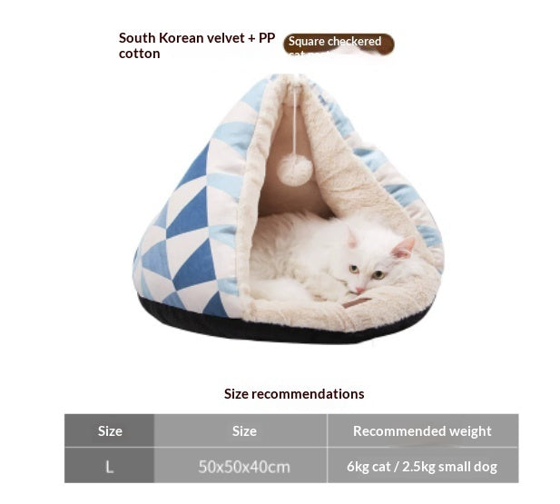 Litter Tent Foreign Trade Semi-enclosed Cat House