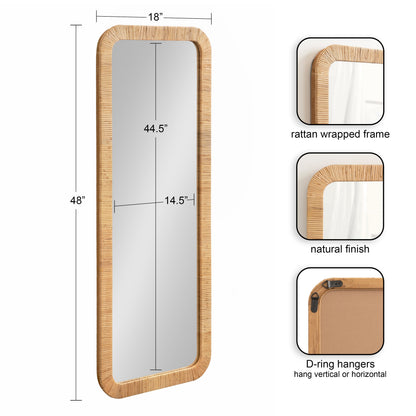 Rahfy Rectangle Framed Wall Mirror