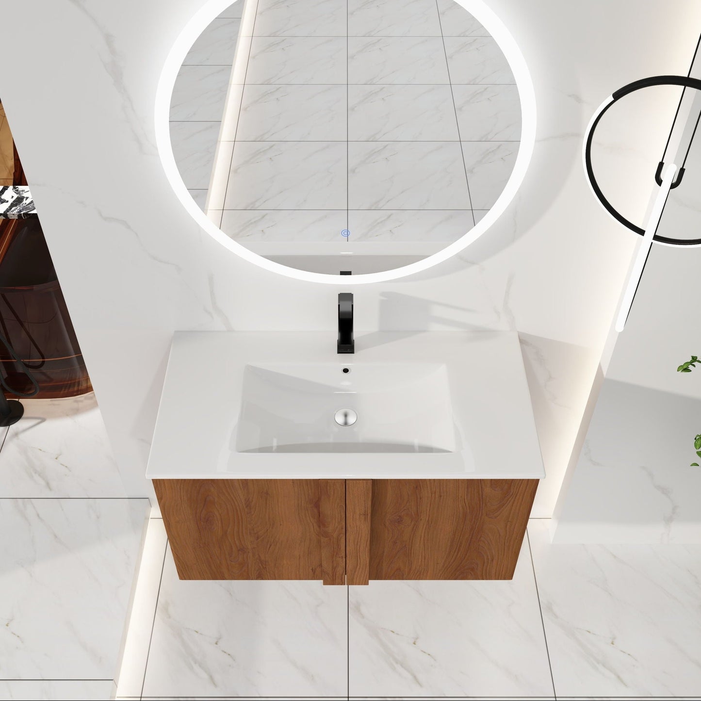 Floating Bathroom Vanity With Sink Combo