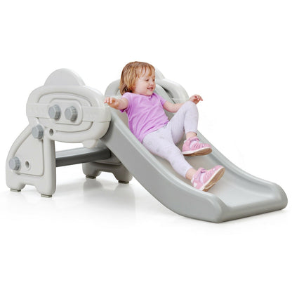 Freestanding Baby Mini Play Climber Slide Set with HDPE anf Anti-Slip Foot Pads