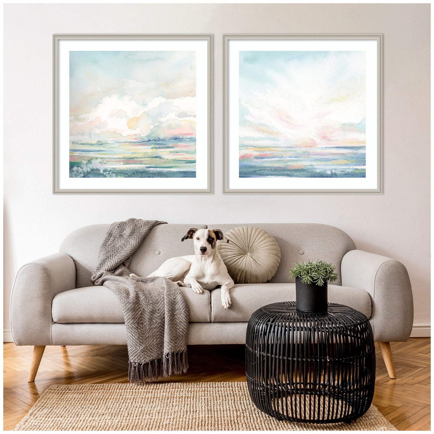 Heavenly Stillness 2 Piece Framed Wall Art Print Set by Julie Maida