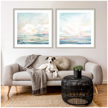 Heavenly Stillness 2 Piece Framed Wall Art Print Set by Julie Maida