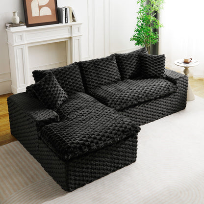 Modular Sofa, Convertible Twin Seat With Chaise Lounge