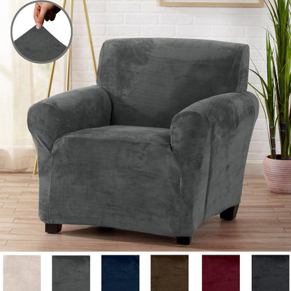 Velvet Stretch Slipcover - Gale Collection