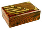 Elephant Trinket Box With Brass Inlay