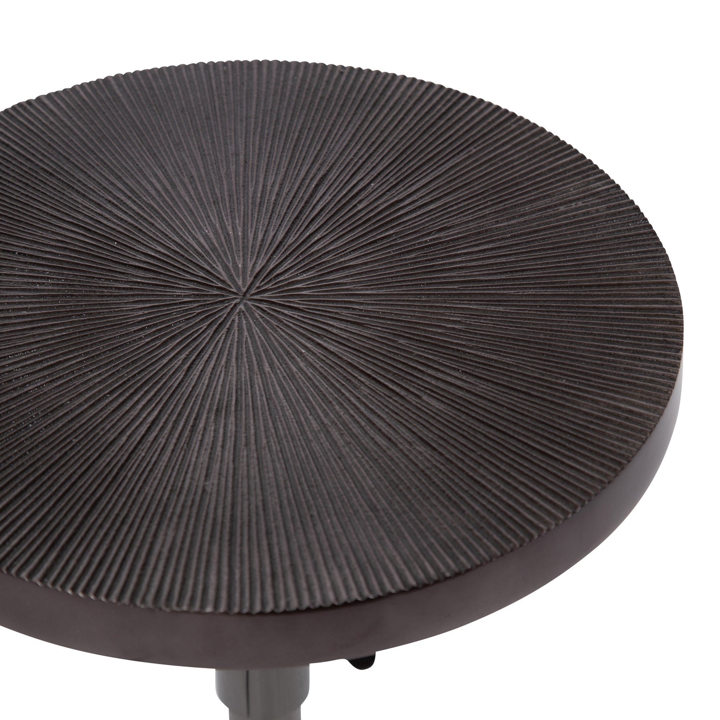 Engles Adjustable Embossed Metal Table and Plant Stand