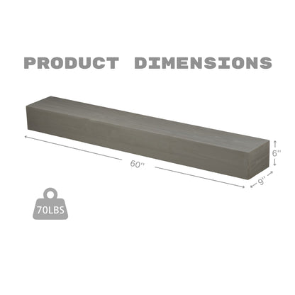 Fireplace Mantel Floating Shelf For Home Decor