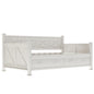 Modern Daybed With 2 Large Drawers, X Shaped Frame