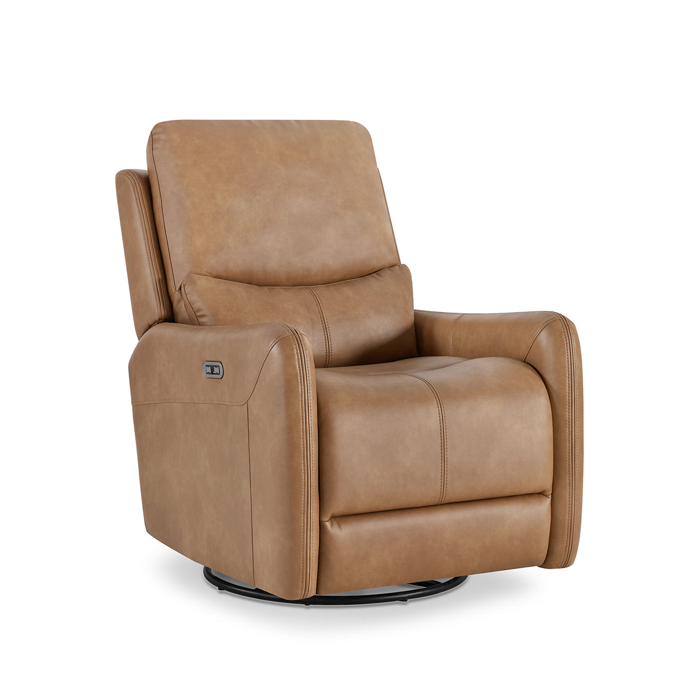 Dublin 30" Swivel Power Recliner Arm Chair - Saddle