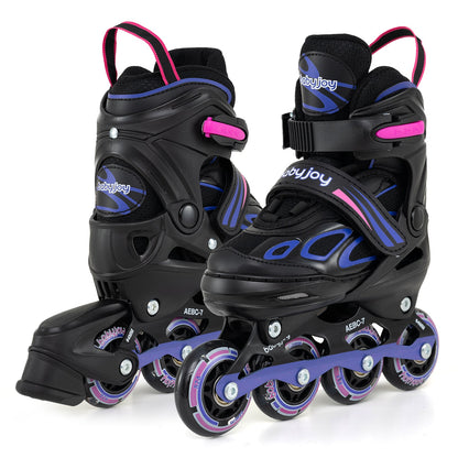 Adjustable Kids' Incline Skates for Boys Girls Ages 5-14