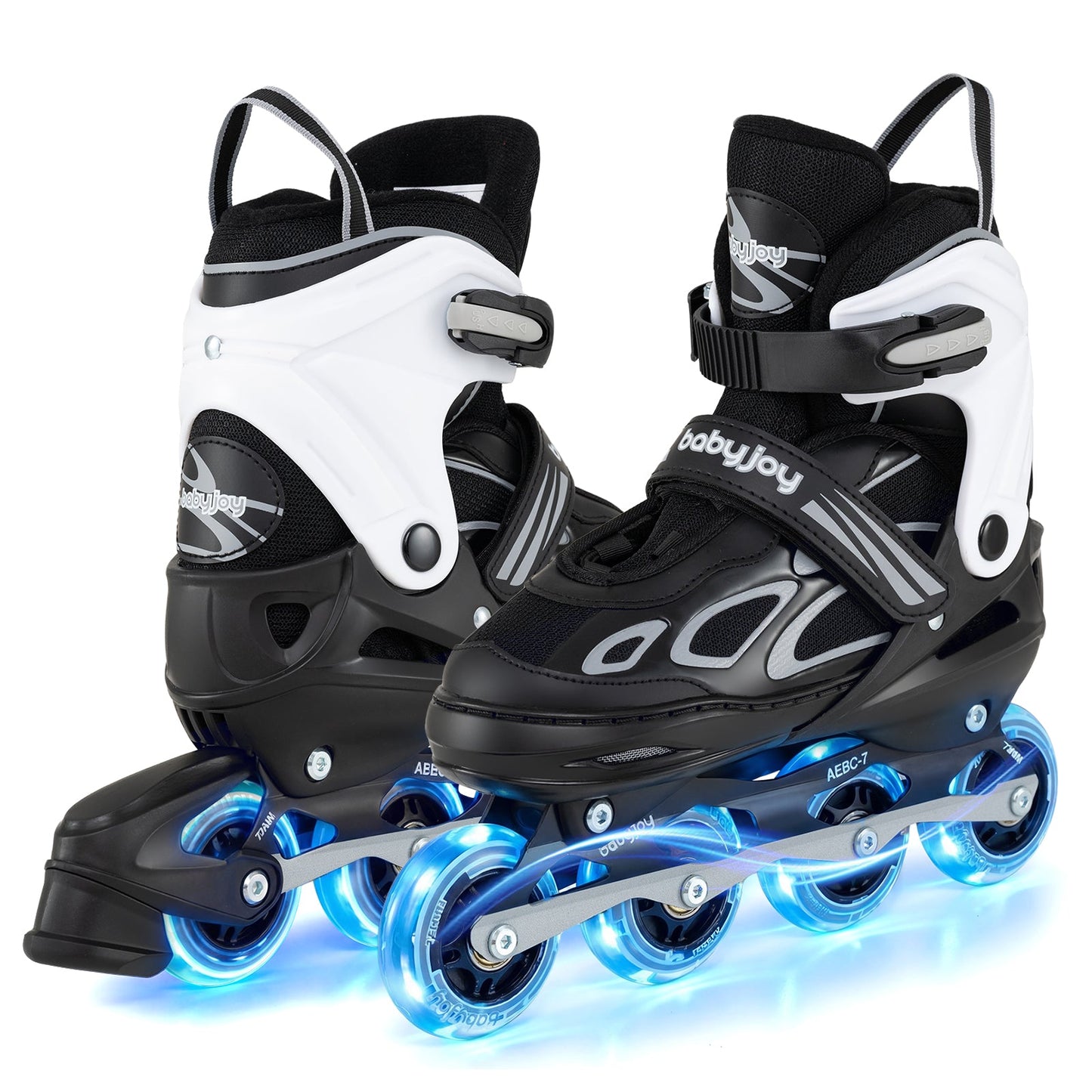 Adjustable Kids' Incline Skates 4 Sizes Adjustable Blade Roller