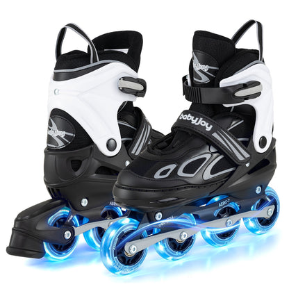 Adjustable Kids' Incline Skates 4 Sizes Adjustable Blade Roller