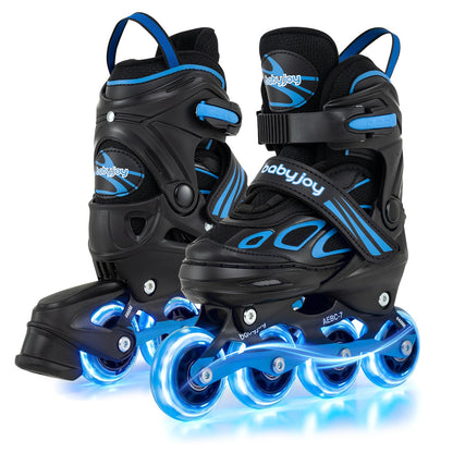 Adjustable Kids' Incline Skates for Boys Girls Ages 5-14