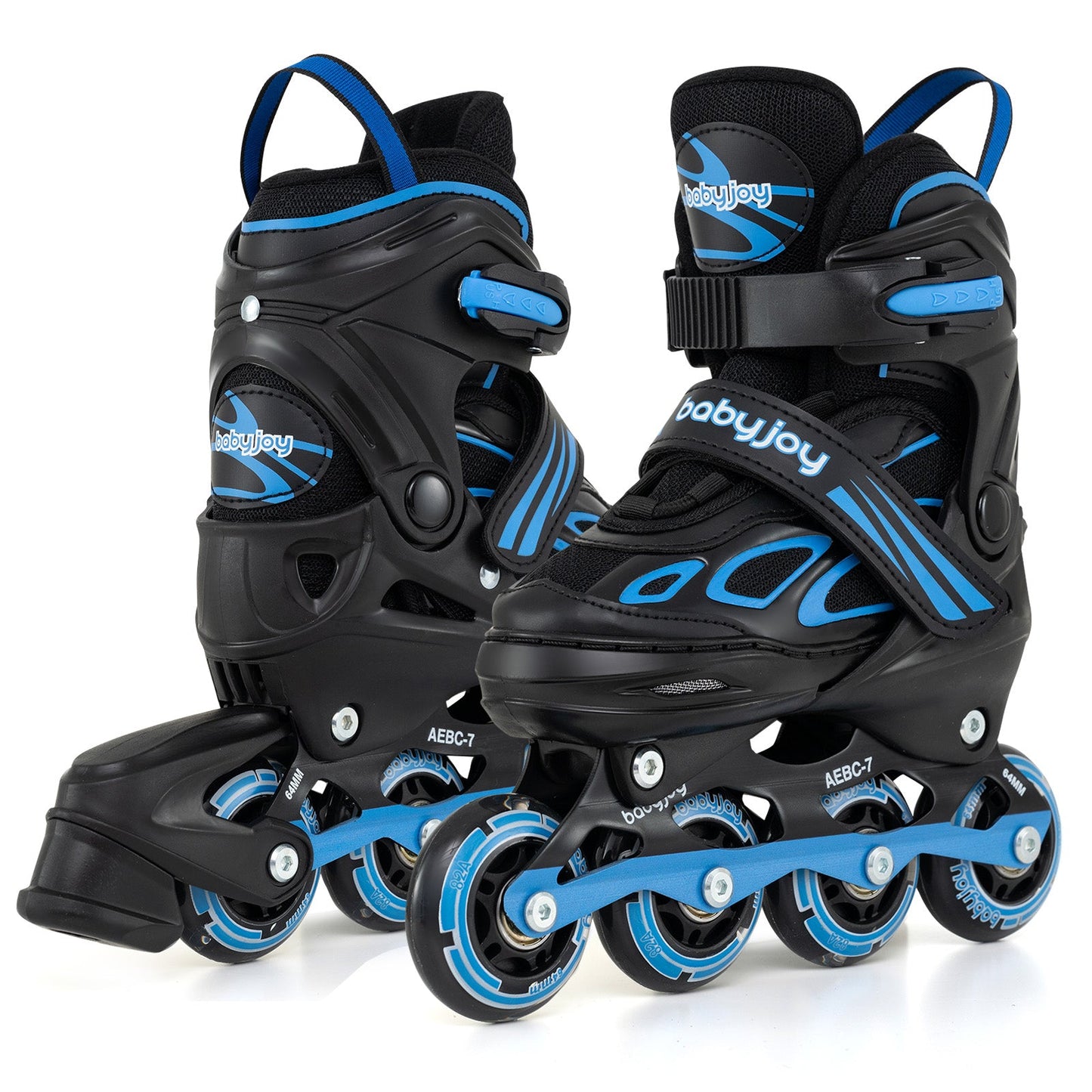 Adjustable Kids' Incline Skates 4 Sizes Adjustable Blade Roller