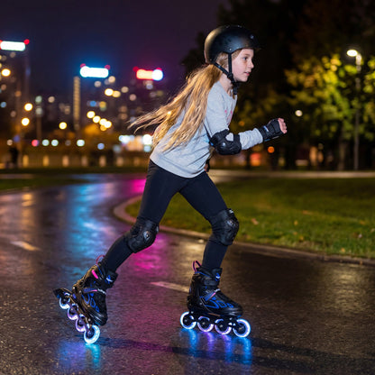 Adjustable Kids' Incline Skates 4 Sizes Adjustable Blade Roller