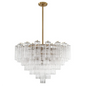Star Shaped Glass Tube Chandelier