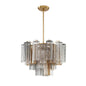 Star Shaped Glass Tube Chandelier
