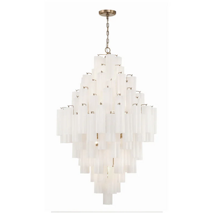 Star Shaped Glass Tube Chandelier
