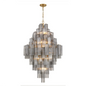 Star Shaped Glass Tube Chandelier
