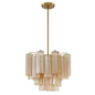Star Shaped Glass Tube Chandelier