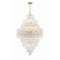 Star Shaped Glass Tube Chandelier