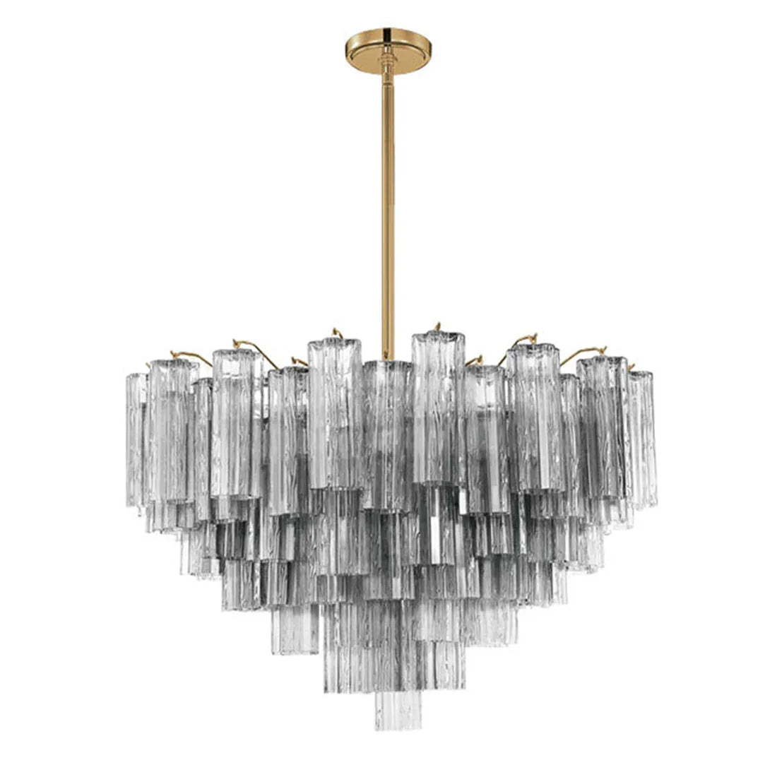 Star Shaped Glass Tube Chandelier
