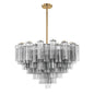 Star Shaped Glass Tube Chandelier