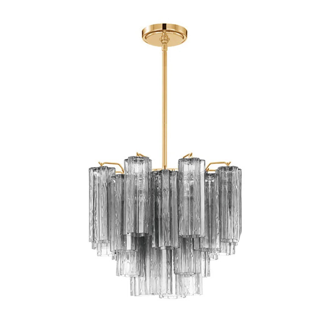 Star Shaped Glass Tube Chandelier