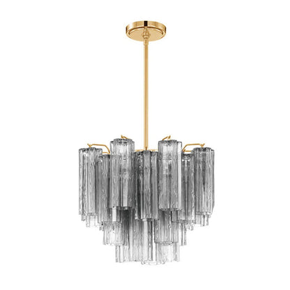 Star Shaped Glass Tube Chandelier
