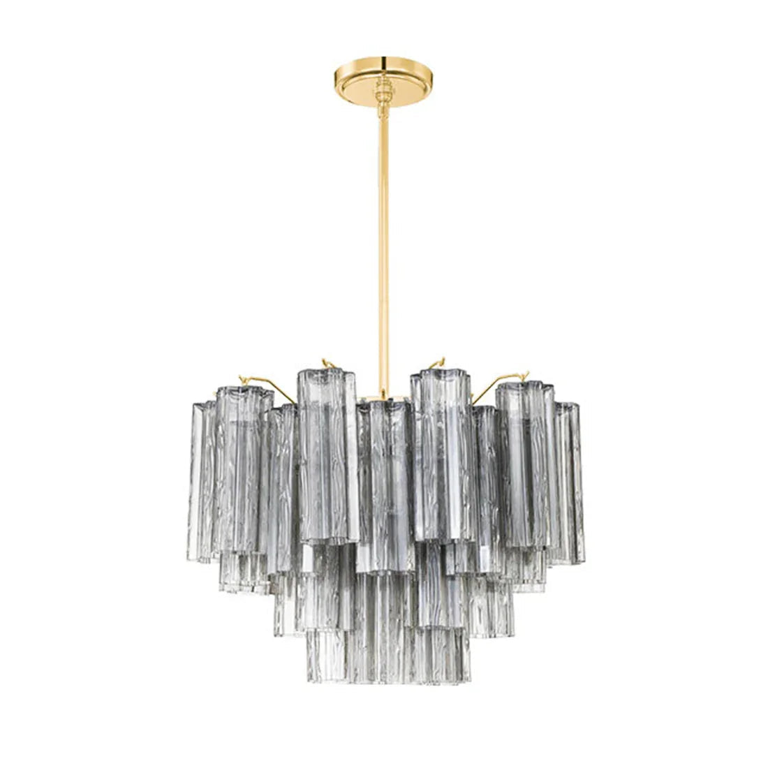 Star Shaped Glass Tube Chandelier