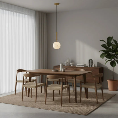 Alabaster Art Island Pendant Light