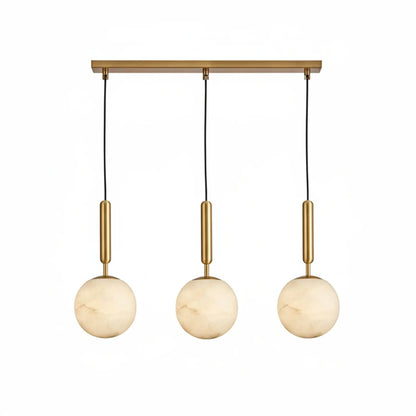 Alabaster Art Island Pendant Light