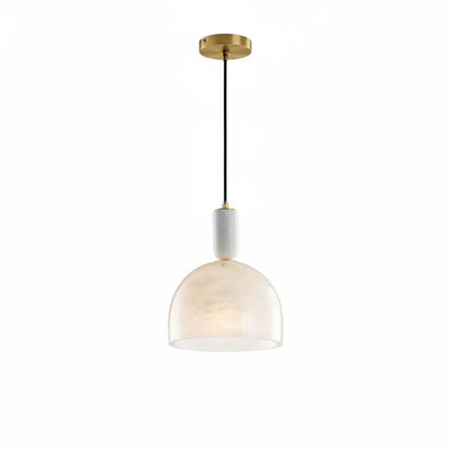 Alabaster Art Pendant Light