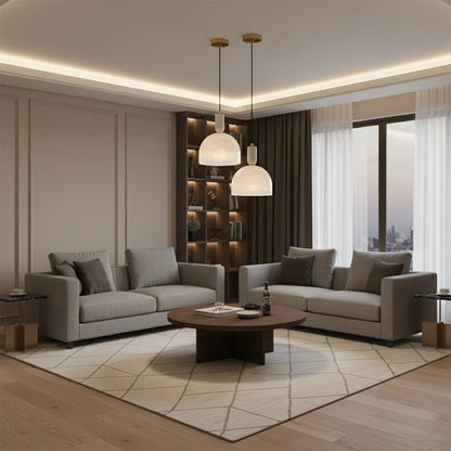 Alabaster Art Pendant Light