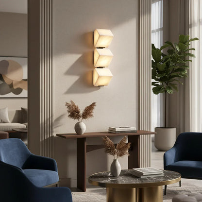 Alabaster Staircase Wall Lamp