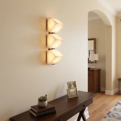 Alabaster Staircase Wall Lamp