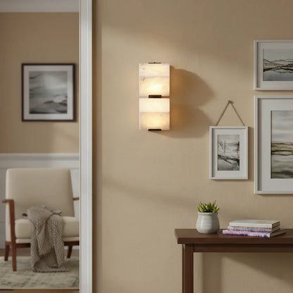 Alabaster Staircase Wall Lamp