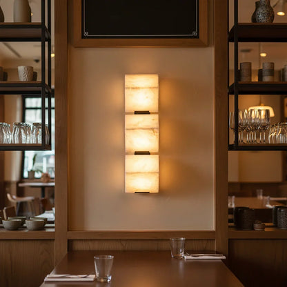 Alabaster Staircase Wall Lamp