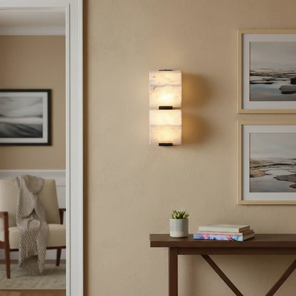 Alabaster Staircase Wall Lamp