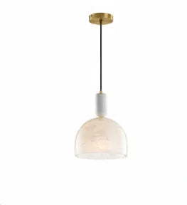 Alabaster Art Pendant Light