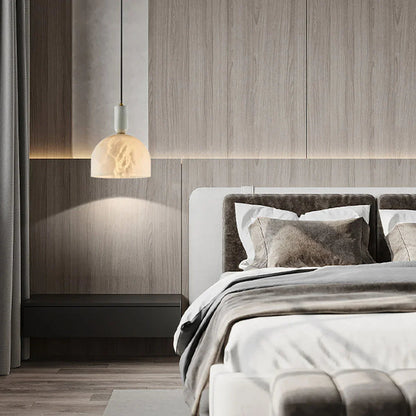 Alabaster Art Pendant Light