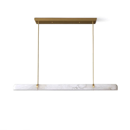 Alabaster Linear Tube Chandelier