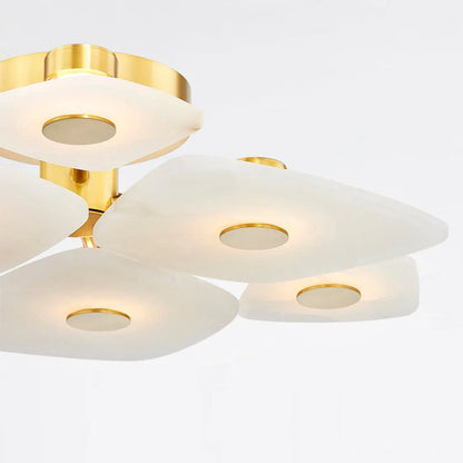Alabaster Petal Ceiling Light