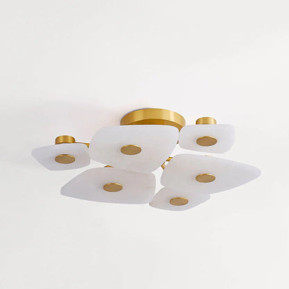 Alabaster Petal Ceiling Light